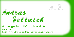 andras hellmich business card
